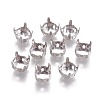 Non-Tarnish 316 Surgical Stainless Steel Sew on Prong Settings STAS-E470-01A-P-2
