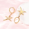 304 Stainless Steel Rhinestone Dangle Hoop Earrings for Women EJEW-F417-01G-02-3