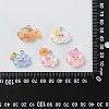 25Pcs 5 Styles Translucent Resin Pendants RESI-CJ0003-07-7