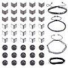 Kissitty Synthetic Hematite Beads Energy Bracelet DIY Making Kit DIY-KS0001-18-1