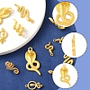 12Pcs 6 Styles Alloy Pendants FIND-FS0003-54-2
