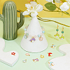 60Pcs 10 Style Alloy Enamel Pendants ENAM-PH0001-99-2