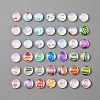 Easter Theme Glass Cabochons FIND-WH0117-76-1