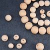 Round Unfinished Wood Beads WOOD-PH0004-02-NF-5