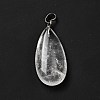 Natural Quartz Crystal Pendants G-P474-01P-15-3