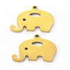 PVD Vacuum Plating 304 Stainless Steel Pendants X-STAS-N092-54G-2