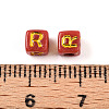 Plating Acrylic Beads OACR-N140-01I-R-3