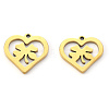 PVD Vacuum Plating 201 Stainless Steel Charms STAS-N092-82G-2