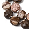 Natural Agate Beads Strands G-D105-A09-4