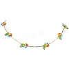 Glass Beaded Necklaces NJEW-TA00173-02-1