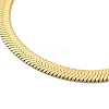 Ion Plating(IP) 304 Stainless Steel Herringbone Chain Necklace for Men Women LS-NJEW-E076-03C-G-2