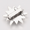 Tibetan Style Alloy Slider Charms TIBE-T011-153AS-LF-2