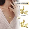15Pcs Brass Horse Charms KK-SZ0007-45-2