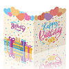 Rectangle Paper Farewell Greeting Card AJEW-WH0522-004-1