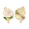 Alloy Enamel Pendants ENAM-C005-32G-01-1