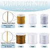 6Rolls 6 Colors Nylon Braided Cord NWIR-TA0001-46A-3