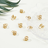 10Pcs Stainless Steel Spiral Pad Cuff Earrings EJEW-HS0001-03G-5