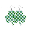 Saint Patrick's Day Imitation Leather Dangle Earrings FS-WG4E1C6-06-1