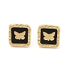 PVD Vacuum Plating Golden 304 Stainless Steel Stud Earrings for Women EJEW-Z068-17G-2