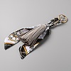 PU Leather Tassels Keychain LS-KEYC-WH0004-27-2
