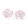 Dyed & Heated Glass Bead Caps GLAA-C042-01K-2