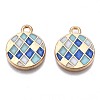 Alloy Enamel Pendants X-ENAM-N054-58A-RS-2