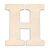 Letter Unfinished Wood Blank Cutouts LS-DIY-ZX040-01H-1