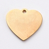 PVD Vacuum Plating 304 Stainless Steel Stamping Blank Tag Charms X-STAS-G215-12-G02-1