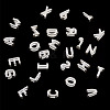 6Pcs 925 Sterling Silver Hollow Initial Beads STER-TA0001-53Z-4