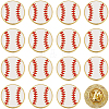 20Pcs Sport Enamel Pins JEWB-SC0001-62B-1