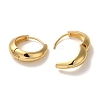 Rack Plating Brass Hoop Earrings EJEW-L224-61G-2