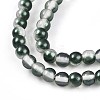 Baking Paint Transparent Glass Beads X1-DGLA-N011-4mm-07-3