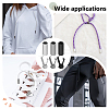 30Pcs 3 Colors Alloy Aglets for Shoelaces FIND-DR0002-16-5