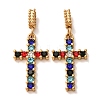 304 Stainless Steel Rhinestone Pendants RB-CBA5CCB-05D-G-1