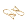 Brass Earring Hooks KK-G604-05G-2