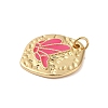 Rack Plating Brass Enamel Pendants KK-S372-04A-03-2