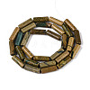 Natural Verdite Stone Beads Strands G-T141-71-2