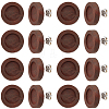40Pcs Wooden Stud Earring Findings FIND-SC0008-96B-1