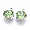 Glass Rhinestone Charms X-STAS-G082-15-1