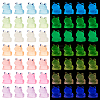 Olycraft 56Pcs 7 Colors Luminous Resin Display Decoration DJEW-OC0001-40-1