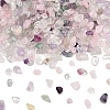 5 Strands 5 Styles Natural Fluorite & Quartz Crystal & Rose Quartz & Amethyst Chip Beads Strands G-YW0002-74-1