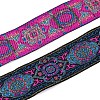 Ethnic Style Embroidery Polyester Ribbon SRIB-WH0007-02D-1