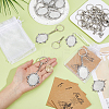 30Pcs Alloy Split Key Rings FIND-PH0061-62-3