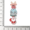 Christmas Printed Acrylic Big Pendants LS-MACR-F086-03B-3