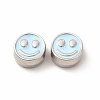 Rack Plating Alloy Enamel Beads FIND-G051-01P-3