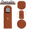 8Pcs 4 Styles Plush Cloth Watch Storage Bags with Snap Button TP-DR0001-06-4