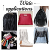   2 Meters PU Imitation Leather Tassels Trimming DIY-PH0010-44A-02-5