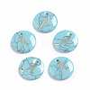 Synthetic Turquoise Charms G-L561-001A-1