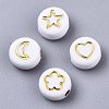 Opaque Acrylic Beads PACR-SZ0001-003B-2