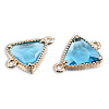 Transparent K9 Glass Connector Charms LS-GLAA-N038-60-F05-2